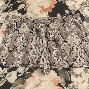 Snake print Shorts